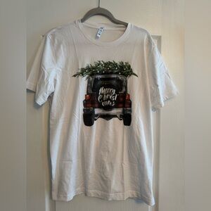 christmas graphic tee shirt
